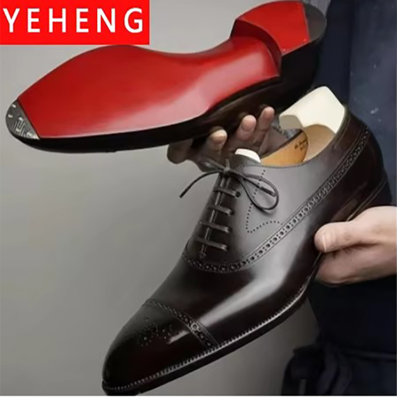 Monk Strap Shoe - Men's Formal Shoes Red Sole Fashion