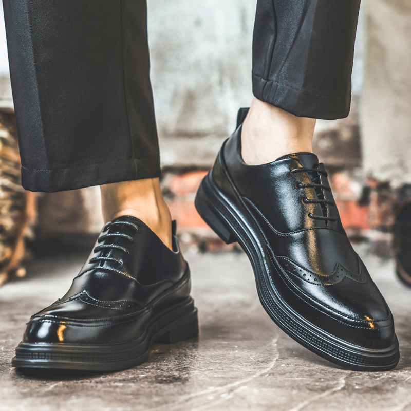 Men's Height Increasing Leathe - Oxford Brogue Leather review and price