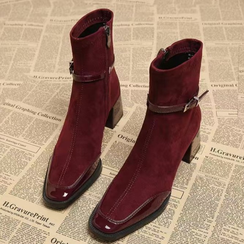 Autumn New Suede Short Boots 2 - Chelsea Boots Suede review and price