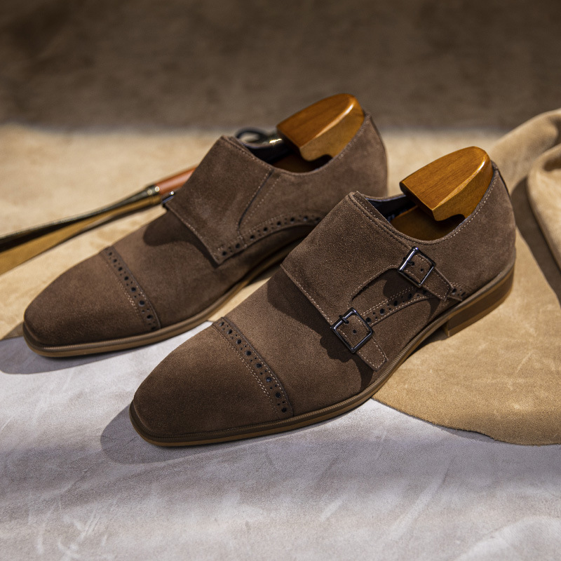 Vintage Design Men Dress Shoes - Monk Strap Shoe review and price