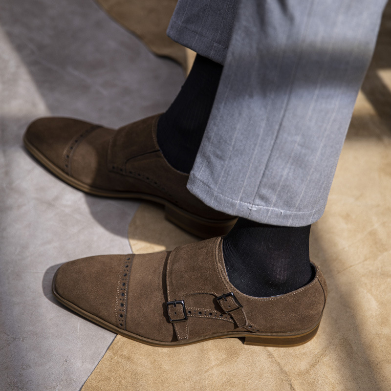 Vintage Design Men Dress Shoes - Monk Strap Shoe review and price