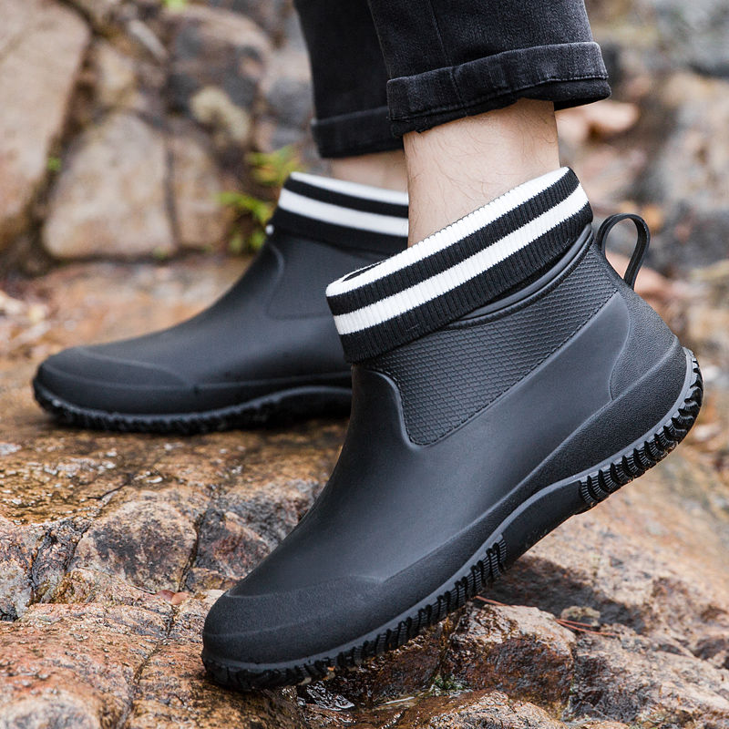 Soft Men's Rain Boots Young No - Men Shoes Offer review and price