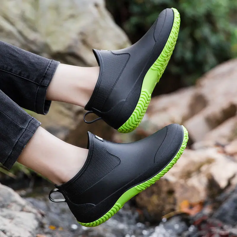 Soft Men's Rain Boots Young No - Men Shoes Offer review and price