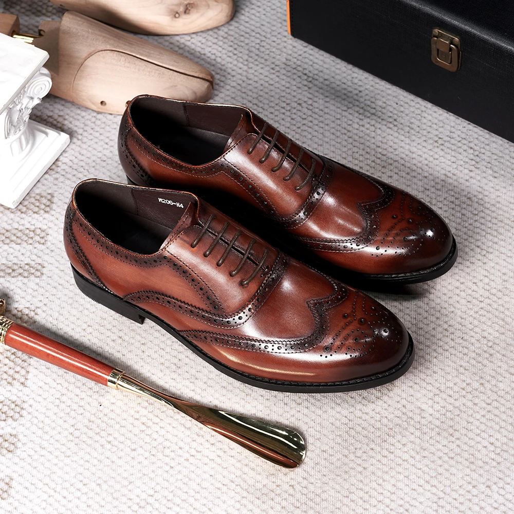 Brogue Style Men's Oxfords Gen - Monk Strap Shoe review and price
