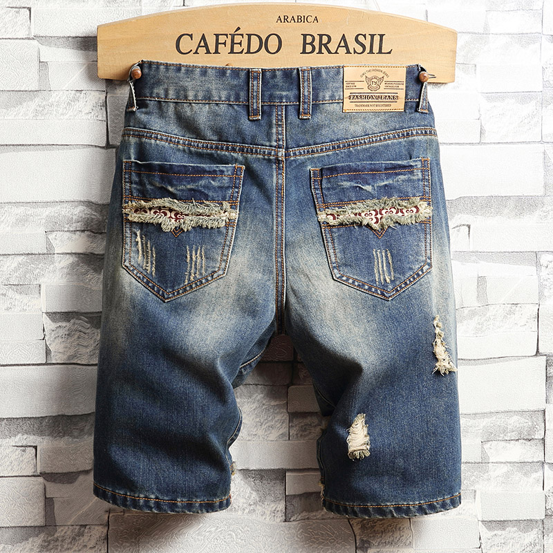 Ripped Hip-hop Denim Shorts Me - Men'S Shoes For Jeans review and price