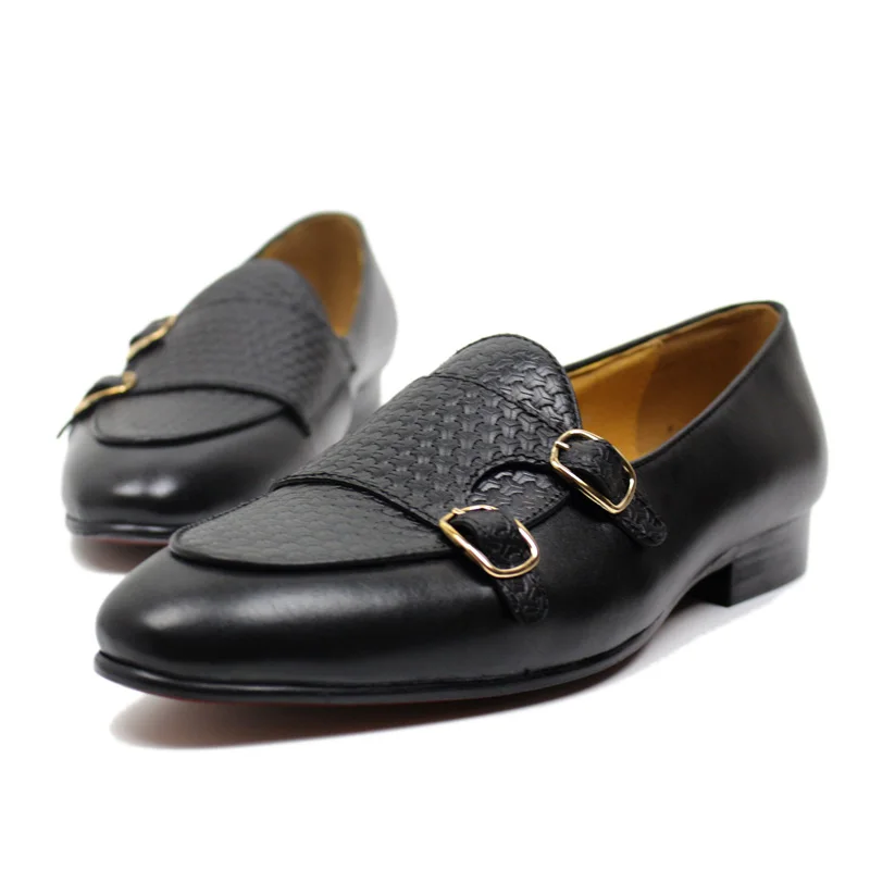 Men's Genuine Leather Loafers  - Monk Strap Shoe review and price