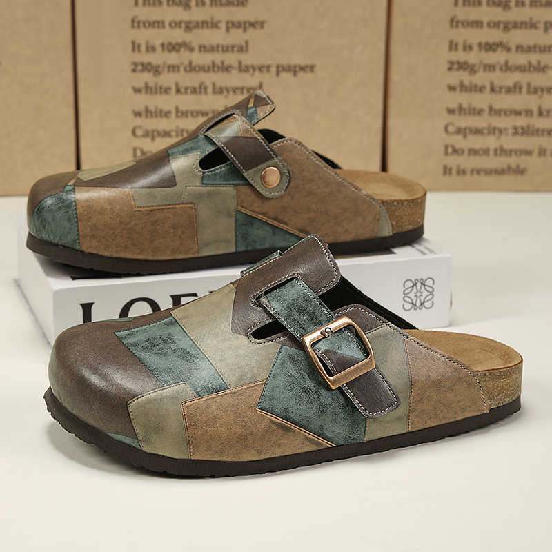 Unisex Cork Closed Toe Slipper - Men Shoes On Sale review and price