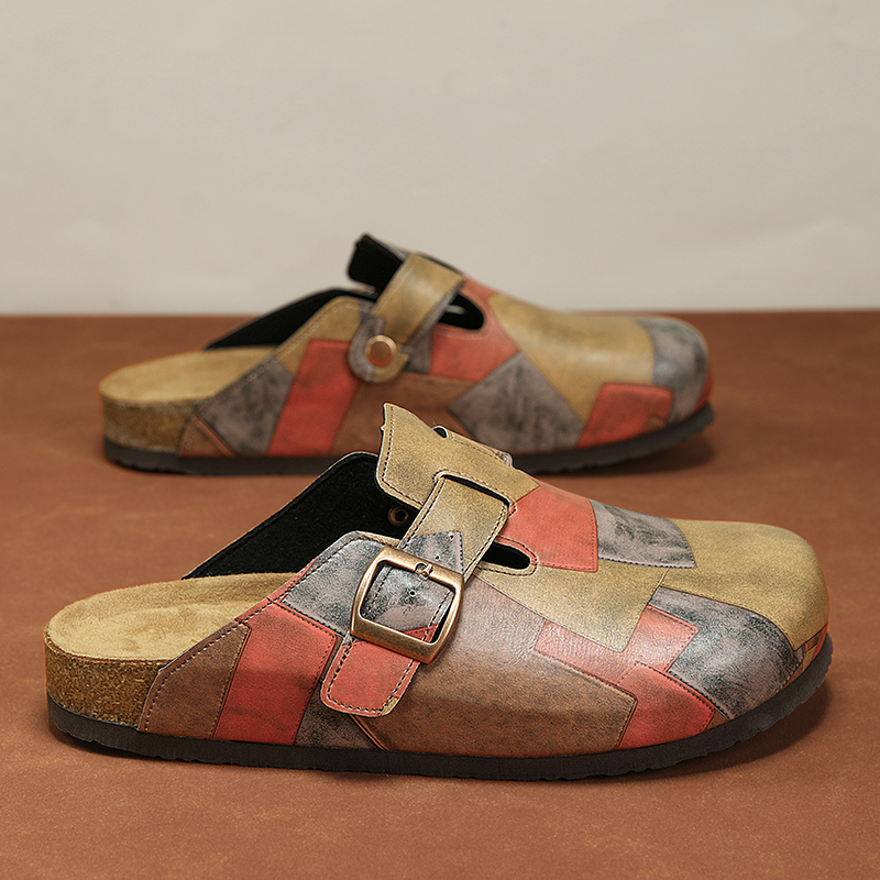 Unisex Cork Closed Toe Slipper - Men Shoes On Sale review and price
