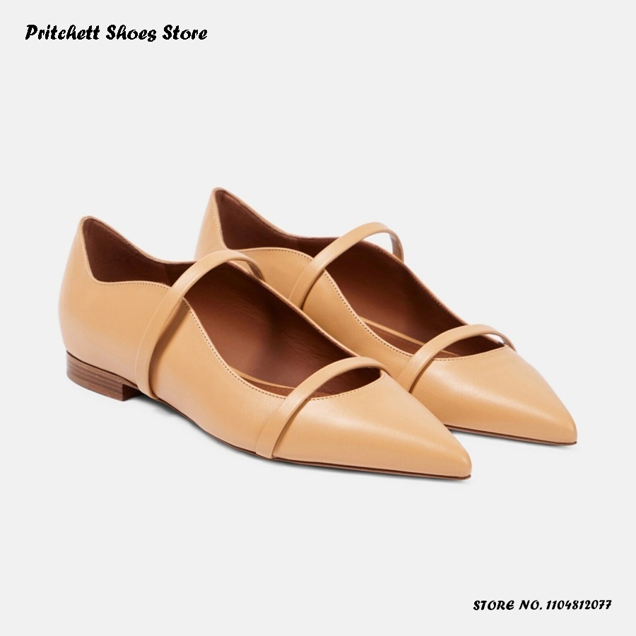 Women's Dual-straps Leather Ba - Shoes Heels Men review and price