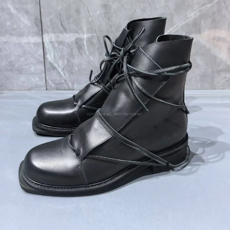 Black Genuine Leather Square T - Chelsea Boots Suede review and price