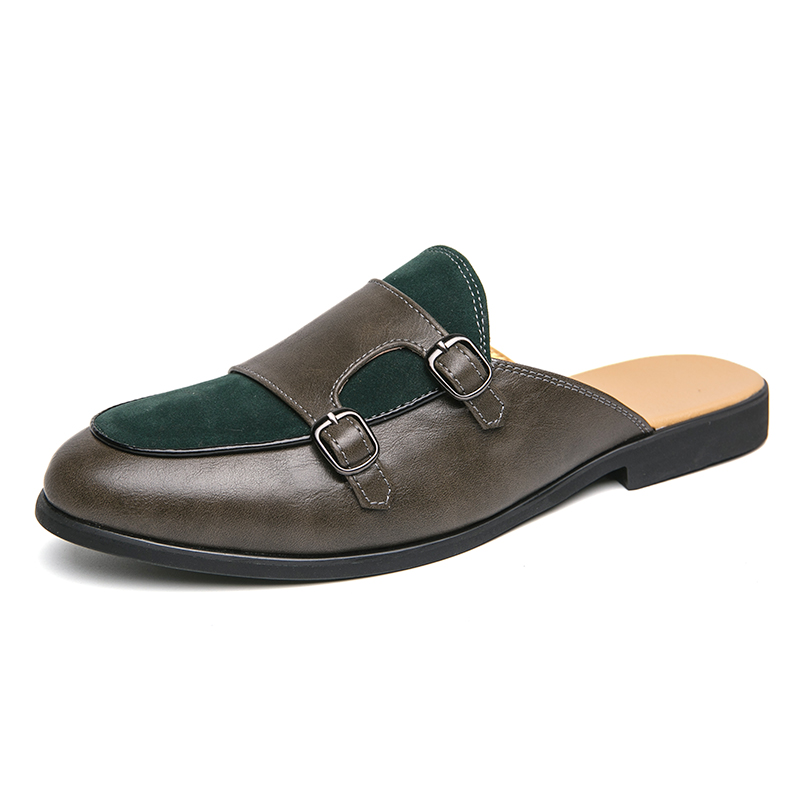 Fashion Black Green Monk Strap - Monk Strap Shoe review and price