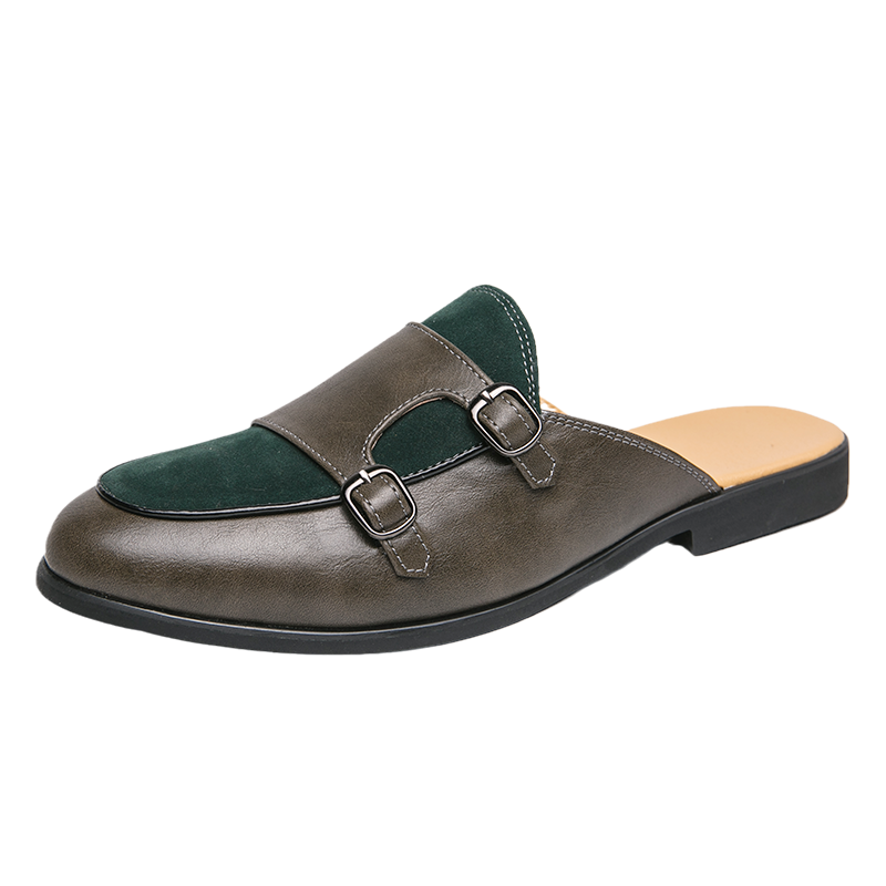 Fashion Black Green Monk Strap - Monk Strap Shoe review and price