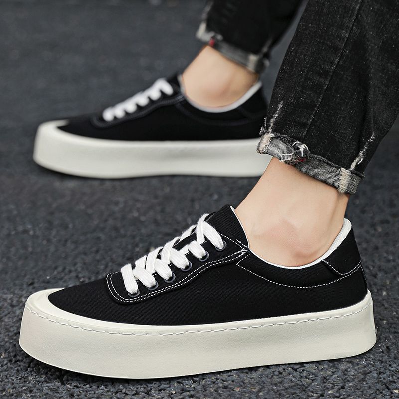 Khaki Flat Sneakers Canvas Hei - Men Shoes Offer review and price