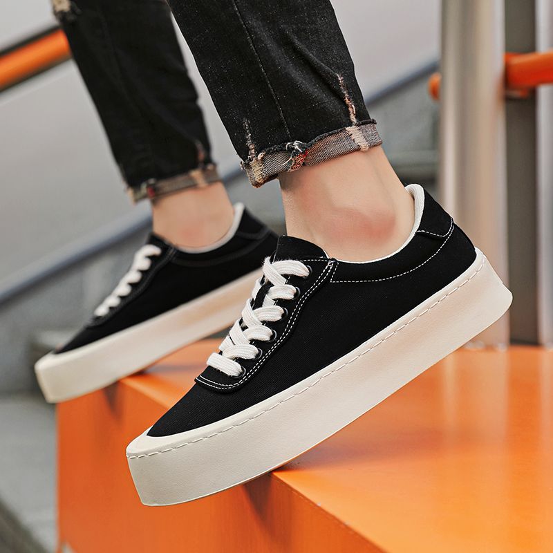 Khaki Flat Sneakers Canvas Hei - Men Shoes Offer review and price