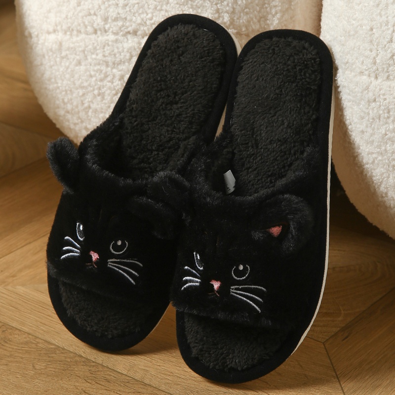 Cute Cat Plush Flip Flops For  - Men Shoes On Sale review and price