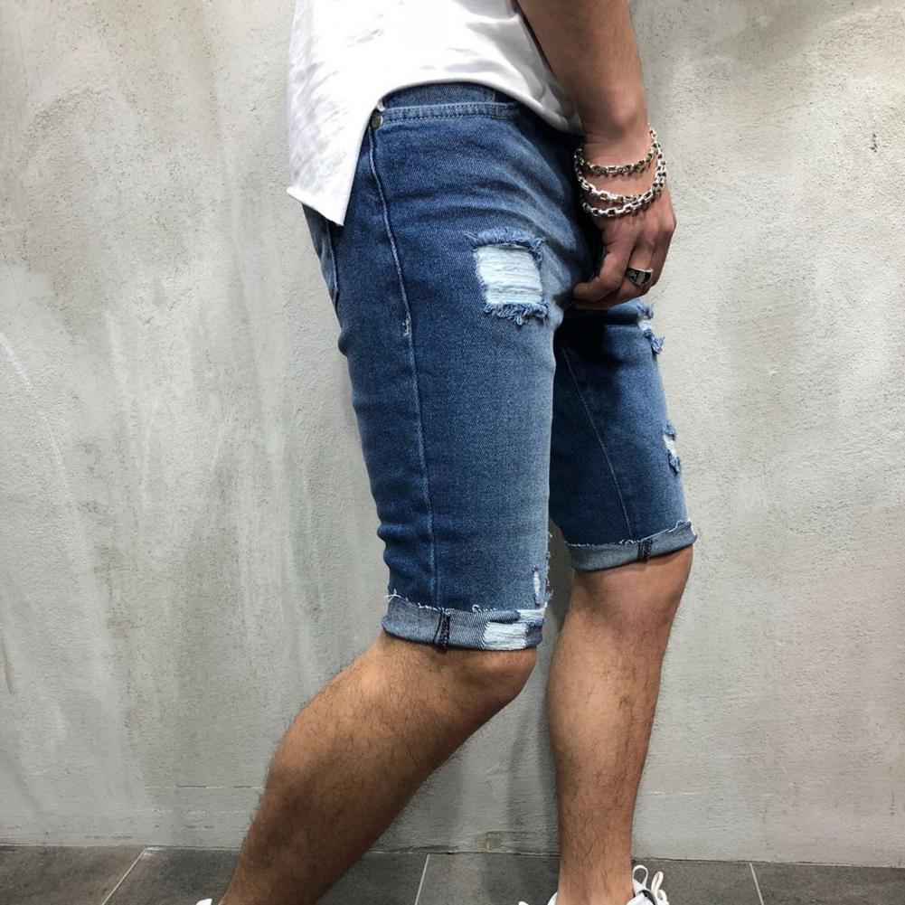 Men Short Jeans Denim Tight Sh - Men'S Shoes For Jeans review and price