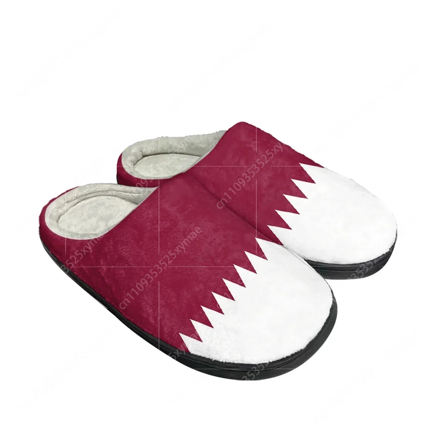 Qatar Flag Home Cotton Custom  - Men Shoes Qatar review and price