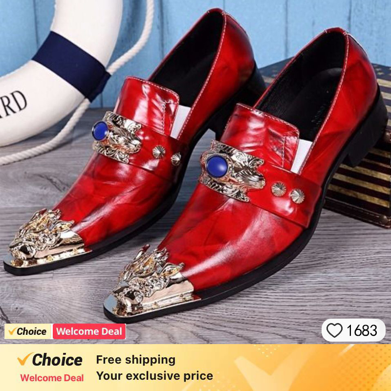 Men's Shoes Italian Style Poin - Oxford Brogue Leather review and price
