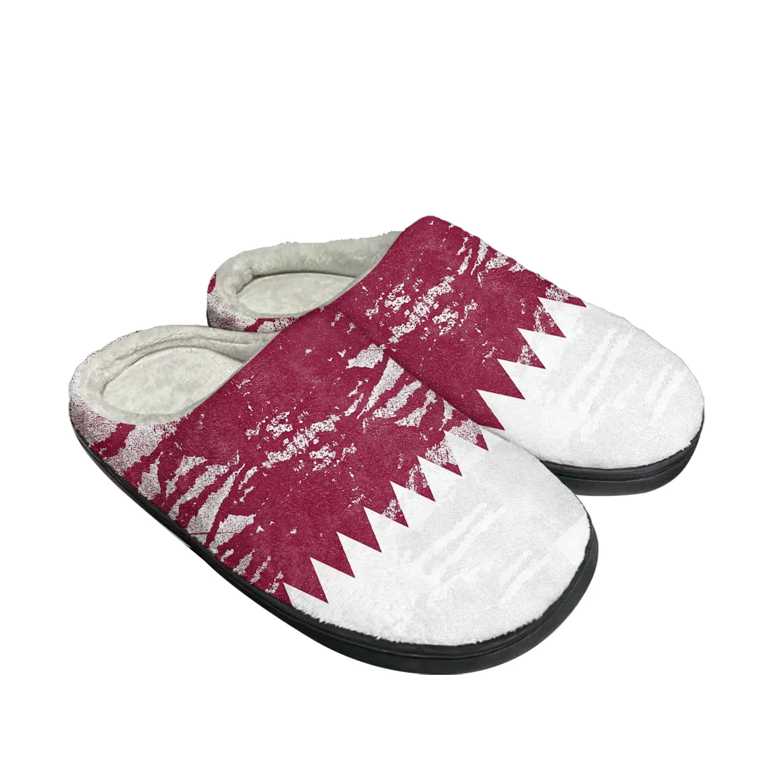 Qatar Flag Home Cotton Custom  - Men Shoes Qatar review and price