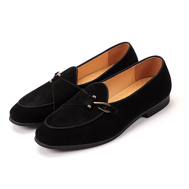 New Mens Trendy Pointed Suede  - Monk Strap Shoe review and price
