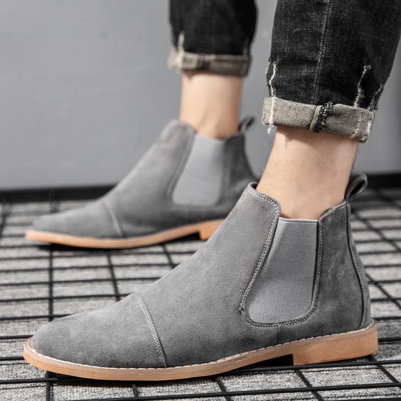 Men Chelsea Boots Suede Leathe - Chelsea Boots Suede review and price