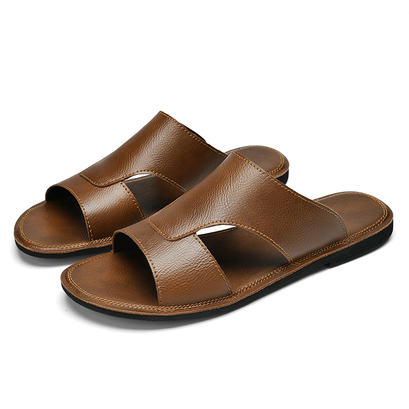 Men Black Brown Flat Heel PU O - Shoes Heels Men review and price