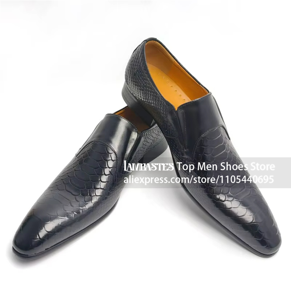 Black Snake Embossed Side Buck - Monk Strap Shoe review and price