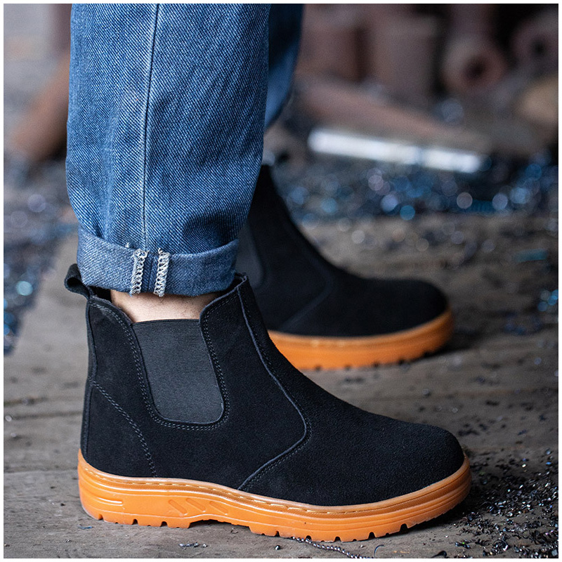 men's leisure steel toe caps w - Chelsea Boots Suede review and price