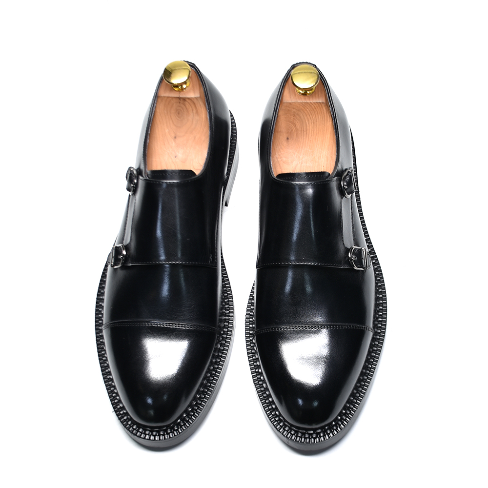 Luxury Genuine Leather Men's W - Monk Strap Shoe review and price